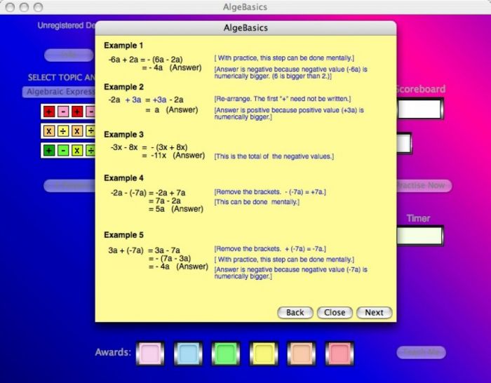 AlgeBasics 5.0
