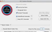 SCC Caption Decoder 1.4 For Mac