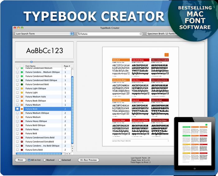 TypeBook Creator 2.5.0