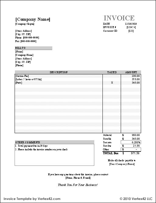 Invoices 2.9
