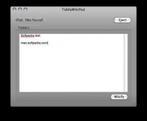 TiddlyWikiPod 1.0