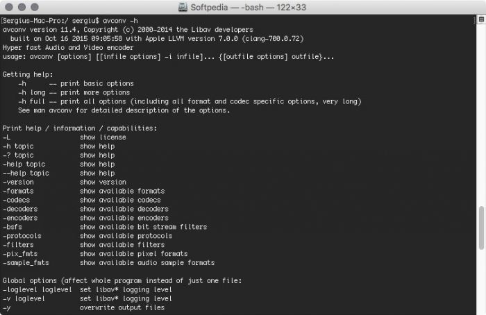 Libav For Mac 11.2