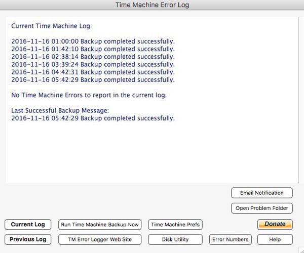 TM Error Logger 3.2