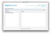 RegExExtractor For Mac 1.1