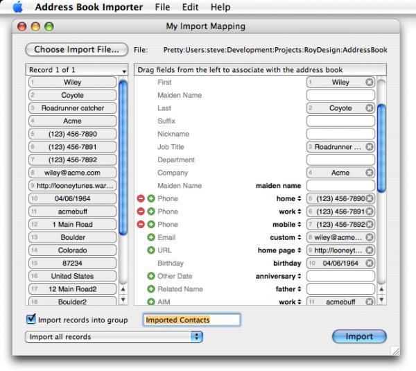 Address Book Importer 2.0.8