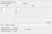 LinearRegrassionCalculator For Mac 1.0