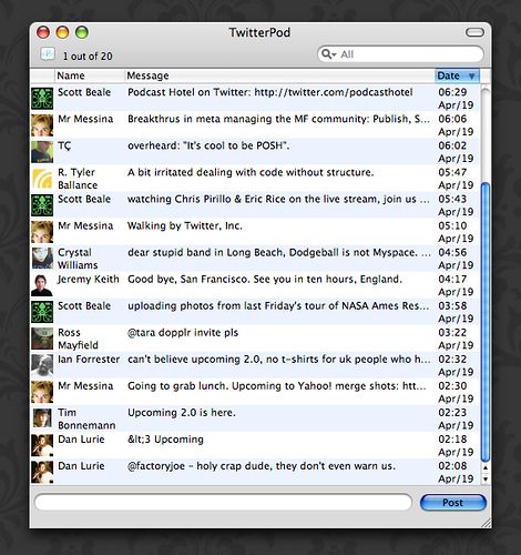 TwitterPod 2.0.1