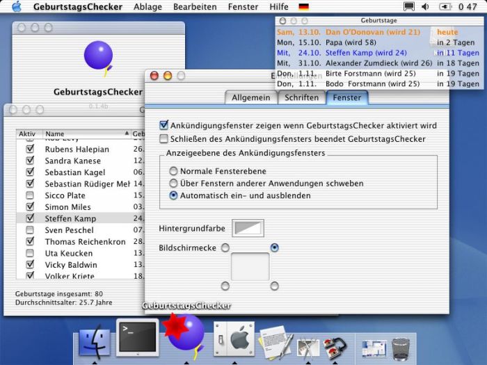 Geburtstags Checker 1.7.2