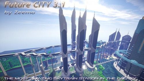 我的世界未来之城地图存档 1.7.2 www.qinpinchang.com