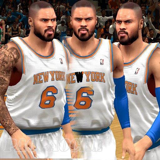 NBA2K14中国队员灌篮高手流光猛虎纹身面补合集 免费版