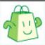 有啊购物袋表情 绿色版