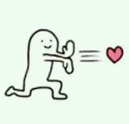 发射爱心gif小人表情包 22p