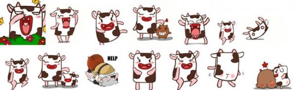 WOCOW奶牛QQ表情包 官方版 www.qinpinchang.com