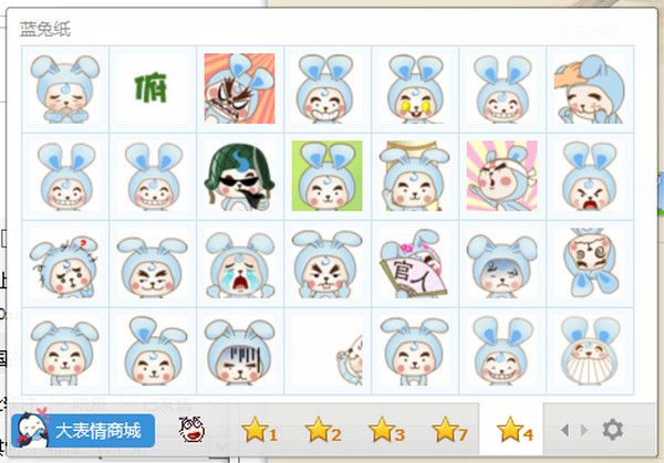 蓝色布丁兔表情 10P www.qinpinchang.com