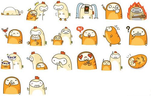 咕咕鸡表情包 绿色版 www.qinpinchang.com