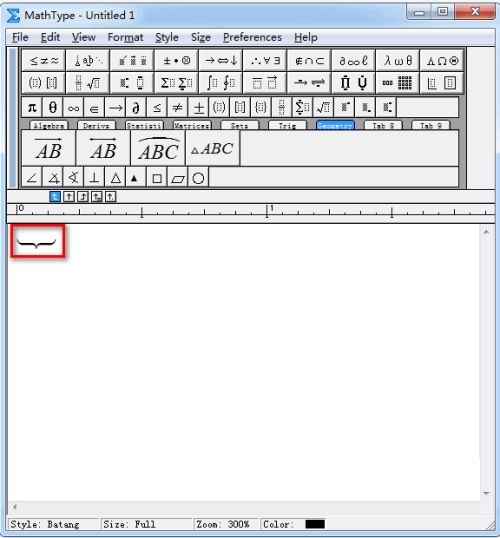 MathType如何输入向下竖大括号-MathType输入向下竖大括号的方法 www.qinpinchang.com