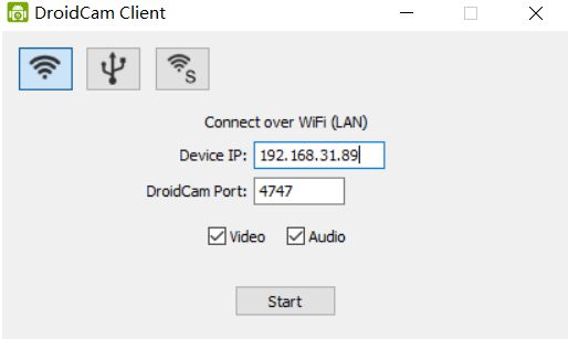 DroidCam手机端和电脑怎么连接？ www.qinpinchang.com