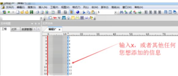 UltraEdit怎样插入列？- UltraEdit插入列教程 www.qinpinchang.com