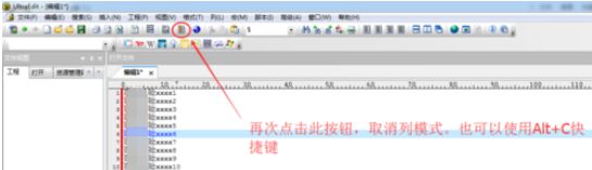 UltraEdit怎样插入列？- UltraEdit插入列教程 www.qinpinchang.com