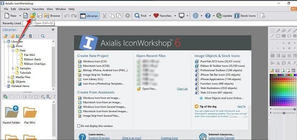 Axialis IconWorkshop怎么更换图标背景？ www.qinpinchang.com