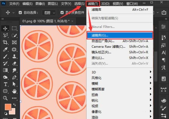 ps图片怎么添加半调图案滤镜-ps图片添加半调图案滤镜教程 www.qinpinchang.com