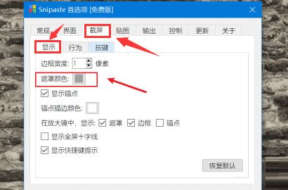 Snipaste怎么设置环境遮罩色-Snipaste设置环境遮罩色教程 www.qinpinchang.com
