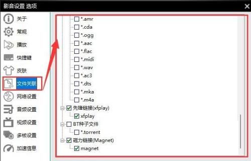 影音先锋如何选择文件关联-影音先锋选择文件关联的方法 www.qinpinchang.com