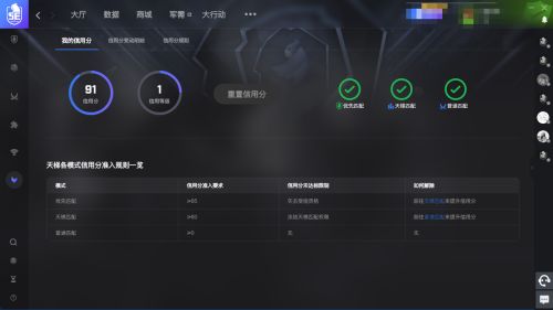 5e对战平台怎么查看信用分-5e对战平台查看信用分的方法 www.qinpinchang.com