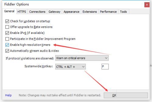 Fiddler怎么启用高分辨率计时器-Fiddler启用高分辨率计时器教程 www.qinpinchang.com