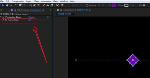 Ae怎么为动画添加抽帧效果-Ae为动画添加抽帧效果的方法 www.qinpinchang.com