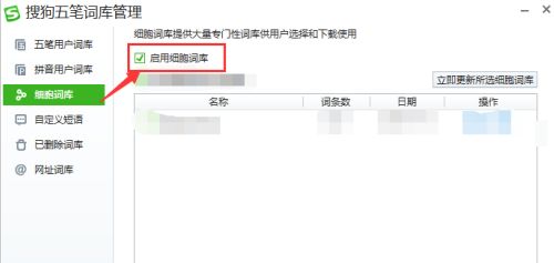 搜狗五笔输入法怎么开启细胞词库-开启细胞词库的方法 www.qinpinchang.com
