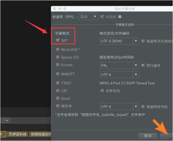 arctime怎么将字幕修改为srt格式-将字幕修改为srt格式的方法 www.qinpinchang.com