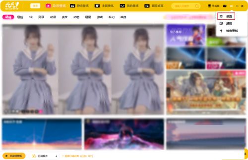 元气桌面如何开启动态桌面音效-元气桌面开启动态桌面音效的方法 www.qinpinchang.com