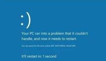 win10蓝屏笑脸提示重启怎么回事-win10蓝屏笑脸提示重启解决办法 www.qinpinchang.com