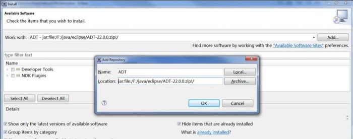 eclipse怎么安装ADT插件-eclipse安装ADT插件的方法 www.qinpinchang.com