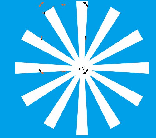 CorelDRAW怎么绘制放射性图形-绘制放射性图形教程 www.qinpinchang.com