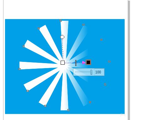 CorelDRAW怎么绘制放射性图形-绘制放射性图形教程 www.qinpinchang.com