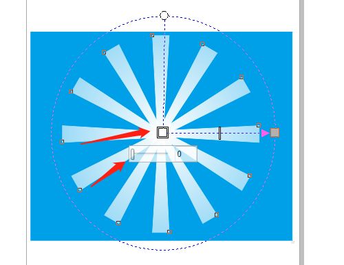 CorelDRAW怎么绘制放射性图形-绘制放射性图形教程 www.qinpinchang.com