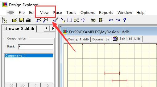 Protel99se怎么打开工具视图-Protel99se打开工具视图方法 www.qinpinchang.com