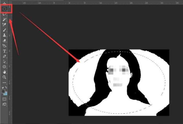 ps怎么绘制黑白头像图片-ps绘制黑白头像图片方法 www.qinpinchang.com