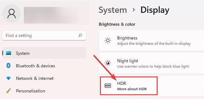 Windows11怎么设置显示HDR视频-设置显示HDR视频的方法 www.qinpinchang.com