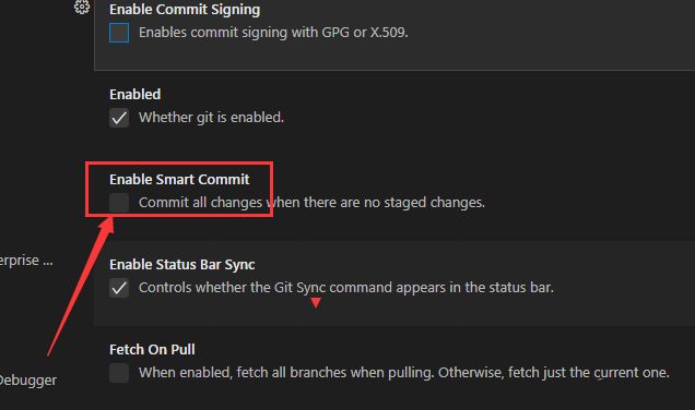 vscode怎么打开智能提交-vscode打开智能提交的步骤 www.qinpinchang.com
