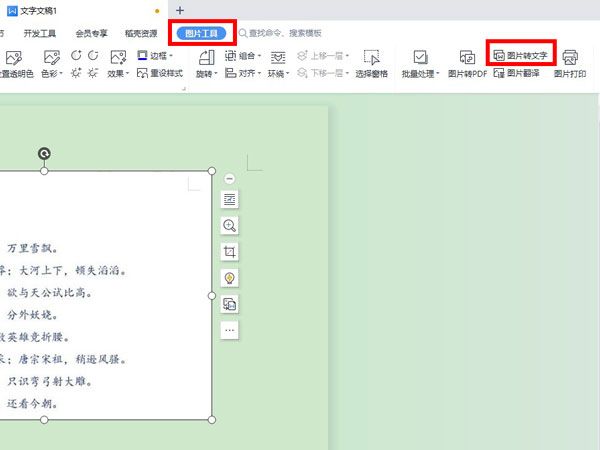 word怎么将图片格式转换成文字格式-将图片格式转换成文字方法 www.qinpinchang.com