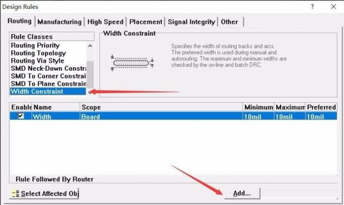Protel99se怎么设置PCB线宽-Protel99se设置PCB线宽方法 www.qinpinchang.com