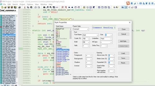 Source Insight注释字体怎么更改-注释字体更改方法 www.qinpinchang.com