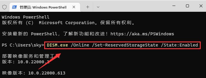 Windows11怎么启用保留空间-Windows11启用保留空间方法 www.qinpinchang.com