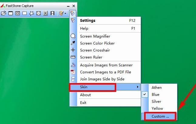 FastStone Capture怎么自定义皮肤-自定义皮肤方法 www.qinpinchang.com