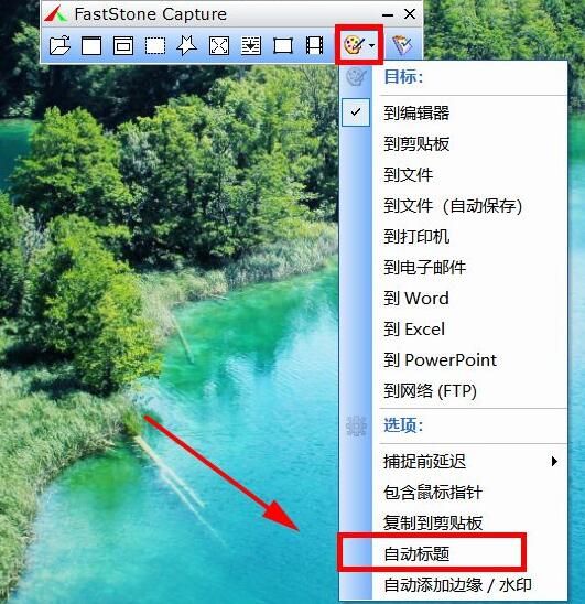 FastStone Capture怎么设置自动标题-设置自动标题方法 www.qinpinchang.com