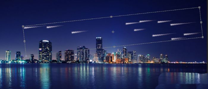 ps怎么制作流星雨图片背景-ps制作流星雨图片背景方法 www.qinpinchang.com